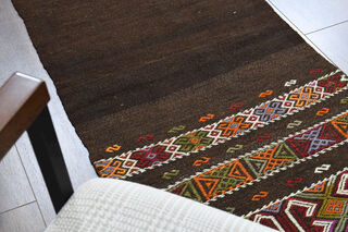 Vintage Turkish Runner Rug - Thumbnail