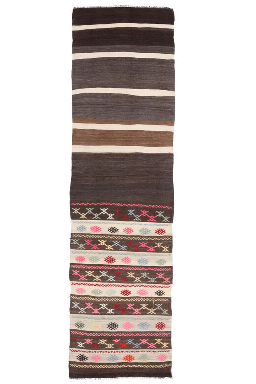 Vintage Flatweave Runner Rug