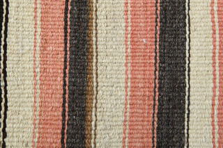 Colorful Flatweave Striped Rug - Thumbnail