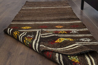 1970's - Flat woven Runner Rug - Thumbnail