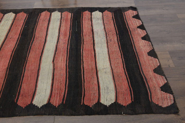 Long Vintage Turkish Runner Rug