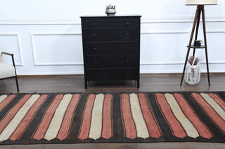 Long Vintage Turkish Runner Rug - Thumbnail