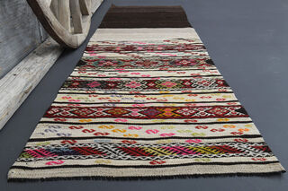 Traditional Turkish Runner Rug - Thumbnail