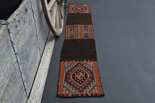 Kilim Narrow Runner Rug - Thumbnail