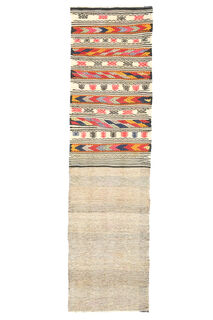 Oushak Turkish Runner Rug - Thumbnail