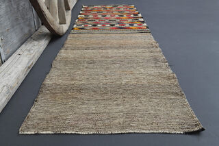 Oushak Turkish Runner Rug - Thumbnail