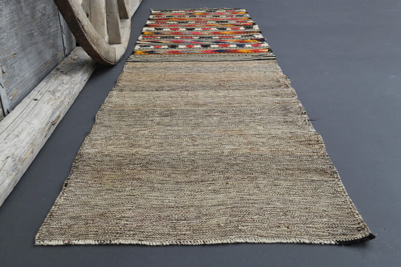 Oushak Turkish Runner Rug