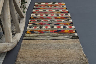 Oushak Turkish Runner Rug - Thumbnail