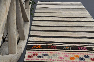 Ikat Ethnic Turkish Runner Rug - Thumbnail