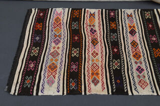 Ikat Ethnic Turkish Runner Rug - Thumbnail