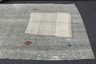 Vintage Patched Kilim Runner Rug - Thumbnail