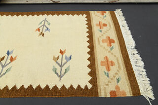 Oushak Kilim Runner Rug - Thumbnail