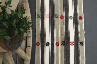 Vintage Turkish Runner Rug - Thumbnail