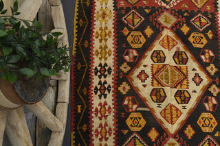 Vintage Turkish Runner Rug - Thumbnail