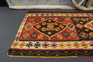 Vintage Turkish Runner Rug - Thumbnail