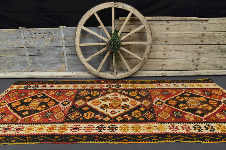 Vintage Turkish Runner Rug