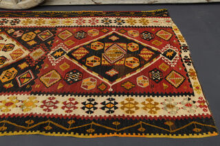 Vintage Turkish Runner Rug - Thumbnail