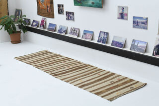 Flatwoven Vintage Runner Rug - Thumbnail