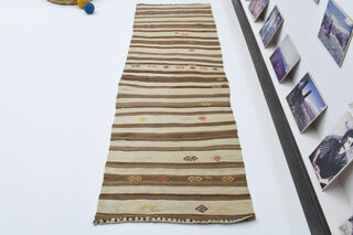 Flatwoven Vintage Runner Rug - Thumbnail