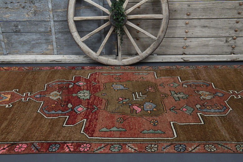 Original Antique Kurdish Anatolian Carpet