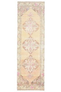 Oriental Turkish Runner Rug - Thumbnail