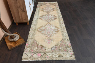 Oriental Turkish Runner Rug - Thumbnail