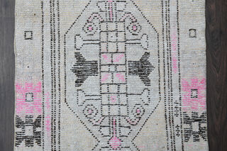 Muted Turkish Runner Rug - Thumbnail