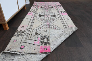 Muted Turkish Runner Rug - Thumbnail