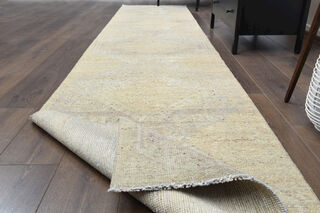 Neutral Turkish Runner Rug - Thumbnail