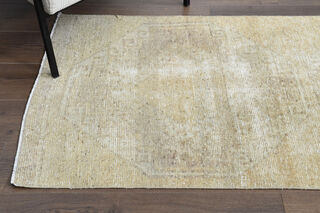 Neutral Turkish Runner Rug - Thumbnail