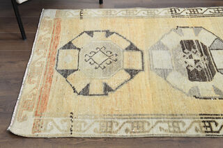 Vintage Turkish Runner Rug - Thumbnail