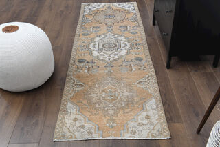 Medallion Turkish Runner Rug - Thumbnail