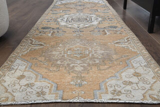 Medallion Turkish Runner Rug - Thumbnail