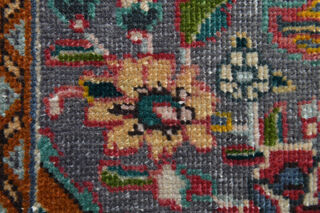Multi-Colored Floral Vintage Runner Rug - Thumbnail