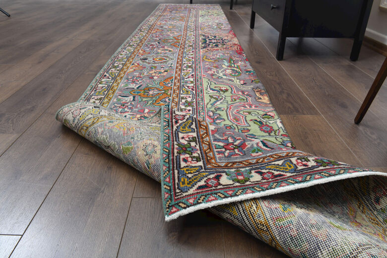 Multi-Colored Turkish Runner Rug