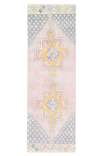 Pale Pink - Vintage Handmade Runner - Thumbnail