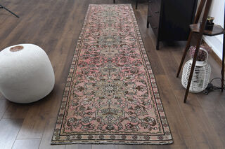 Persian Vintage Runner Rug - Thumbnail