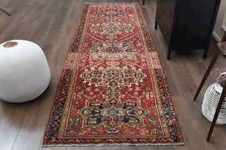 Oushak Turkish Runner Rug - Thumbnail