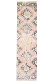 Oriental Carpet - Vintage Runner Rug - Thumbnail