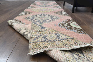 Oriental Carpet - Vintage Runner Rug - Thumbnail