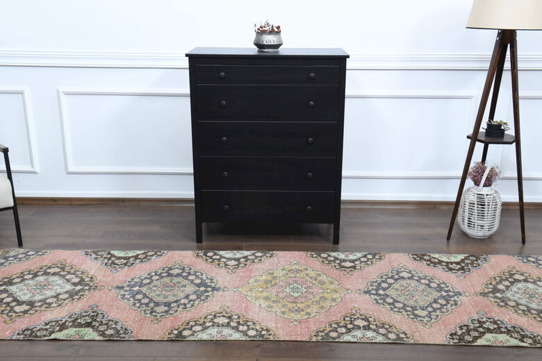 Oriental Carpet - Vintage Runner Rug