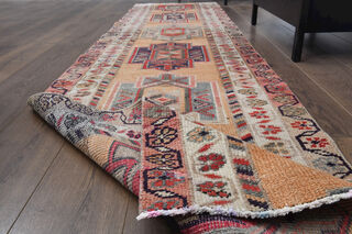 Vintage Turkish Runner Rug - Thumbnail