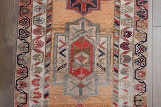 Vintage Turkish Runner Rug - Thumbnail