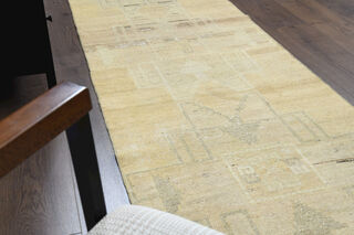 Neutral Turkish Runner Rug - Thumbnail