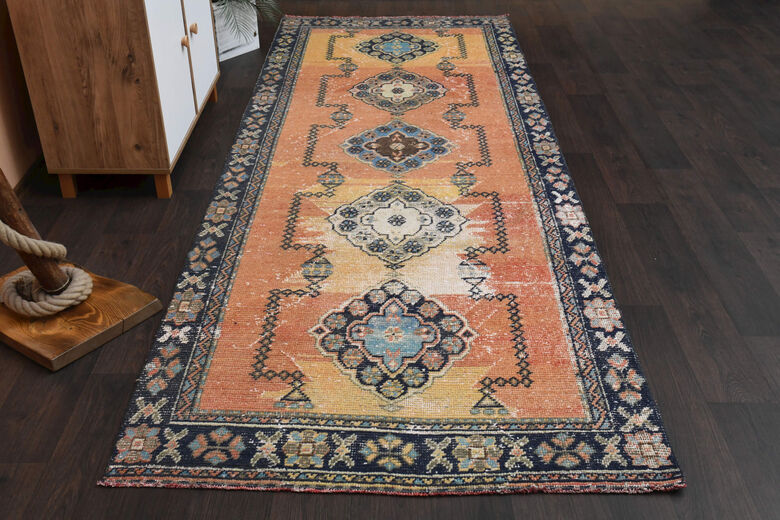 Vintage Turkish Runner Rug