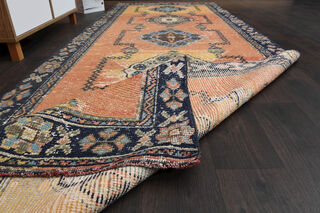 Vintage Turkish Runner Rug - Thumbnail