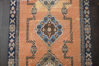 Vintage Turkish Runner Rug - Thumbnail