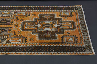 Vintage Turkish Runner Rug - Thumbnail