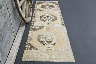 Vintage Turkish Runner Rug - Thumbnail