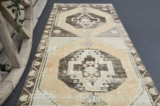 Vintage Turkish Runner Rug - Thumbnail